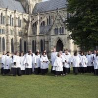 The Christ Church choir at Salisbury Cathedral.