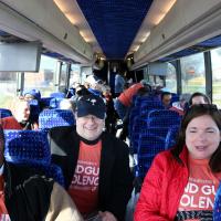 WASHINGTON: On the Newark bus. NINA NICHOLSON PHOTO