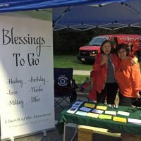 Atonement, Tenafly's portable “Blessings to Go” booth. PHOTO COURTESY ATONEMENT, TENAFLY