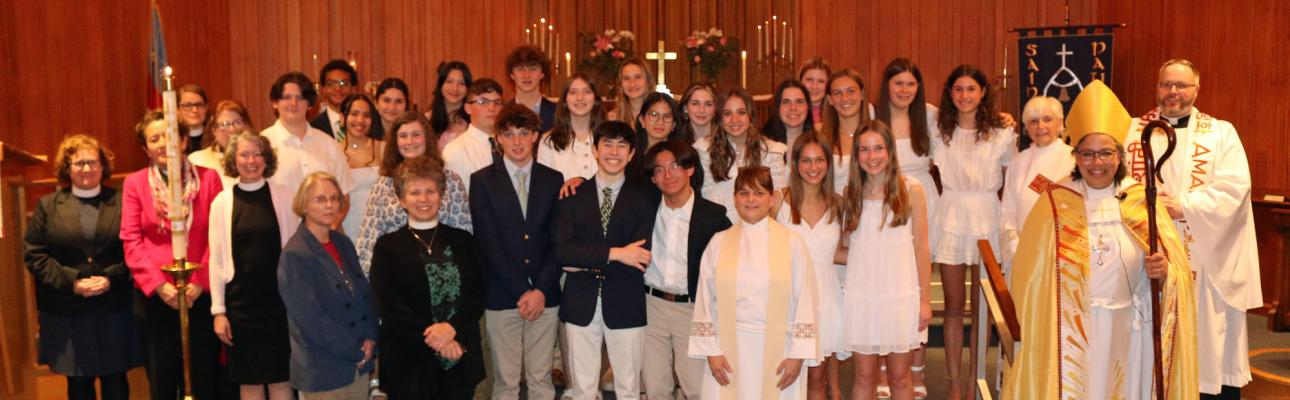 Confirmation service at St. Paul's, Chatham