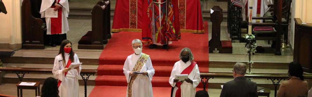 Ordination to the Transitional Diaconate: Carrie Cabush, Katherine Rollo, Lorna Woodham