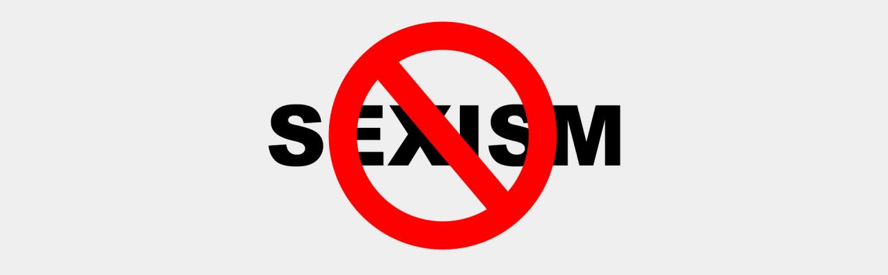 anti-sexism banner