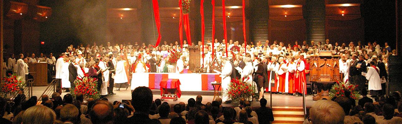 Bishop Beckwith's consecration in NJPAC on January 27, 2007. NINA NICHOLSON PHOTO