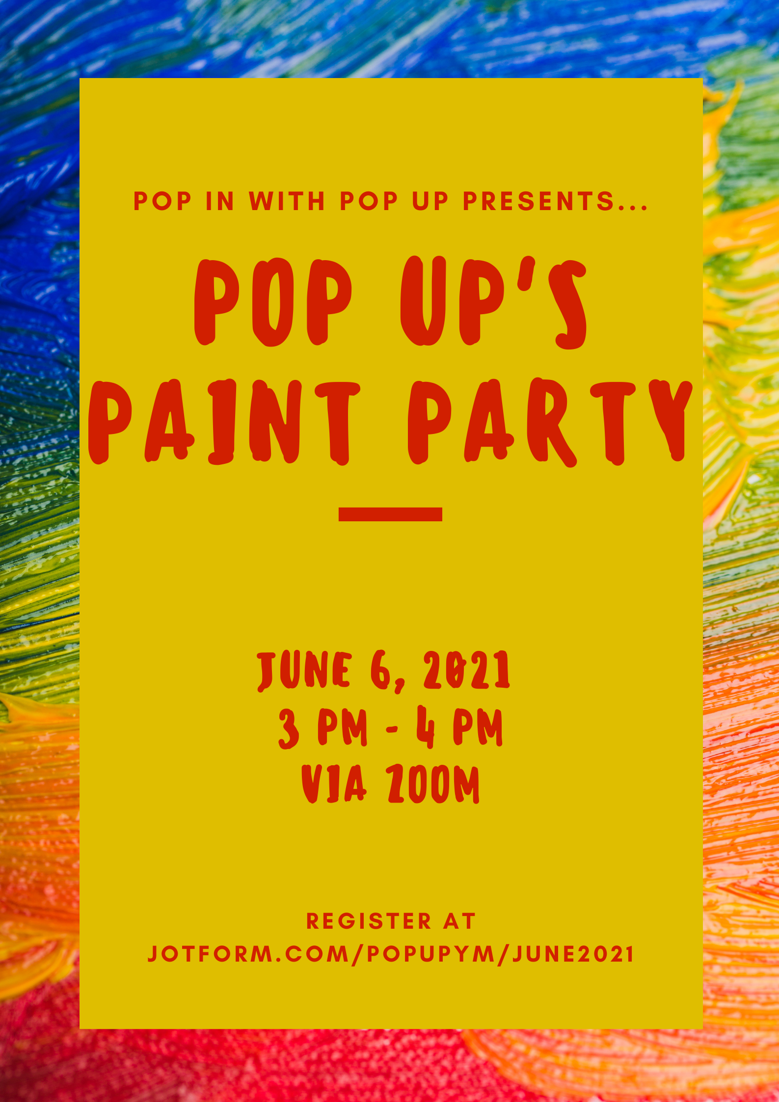 Pop In with Pop Up Youth - Paint Party