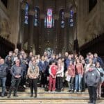 Youth and chaperones at St John the Divine, NYC