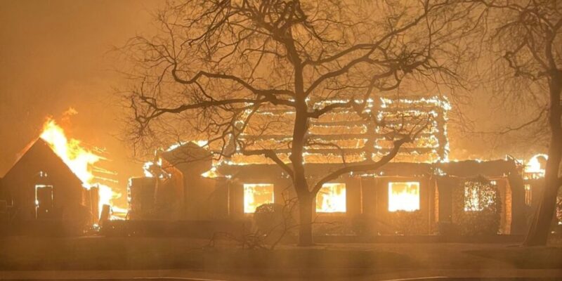 St. Mark's, Altadena fire Jan. 8, 2025