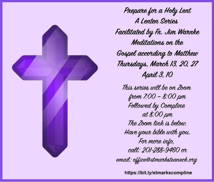 2025 Lenten Series with the Rev. Jim Warnke