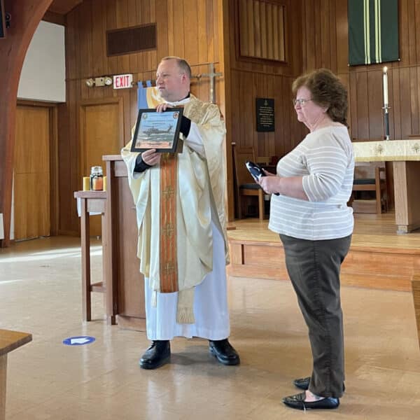 Fr. Aaron Oliver at St. Gregory's