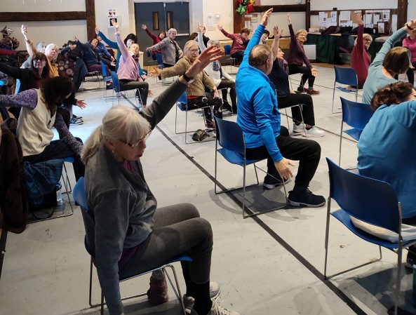 Senior Resource Center chair yoga