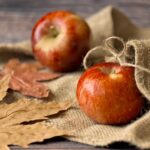 Autumn leaves & apples