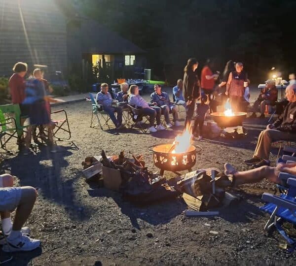 Campfire at Messiah, Chester with St. Mary's, Sparta Visiting