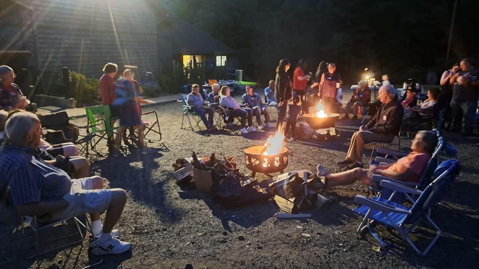 Campfire at Messiah, Chester with St. Mary's, Sparta Visiting