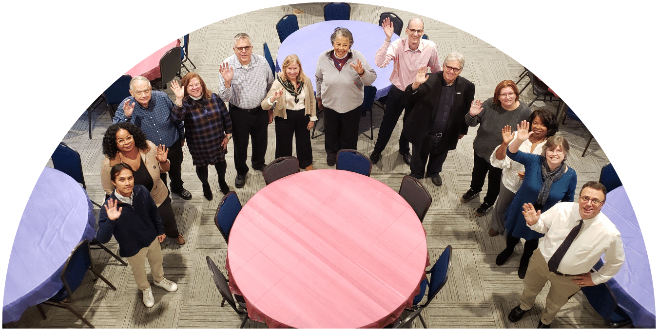 Bishop Hughes and her staff