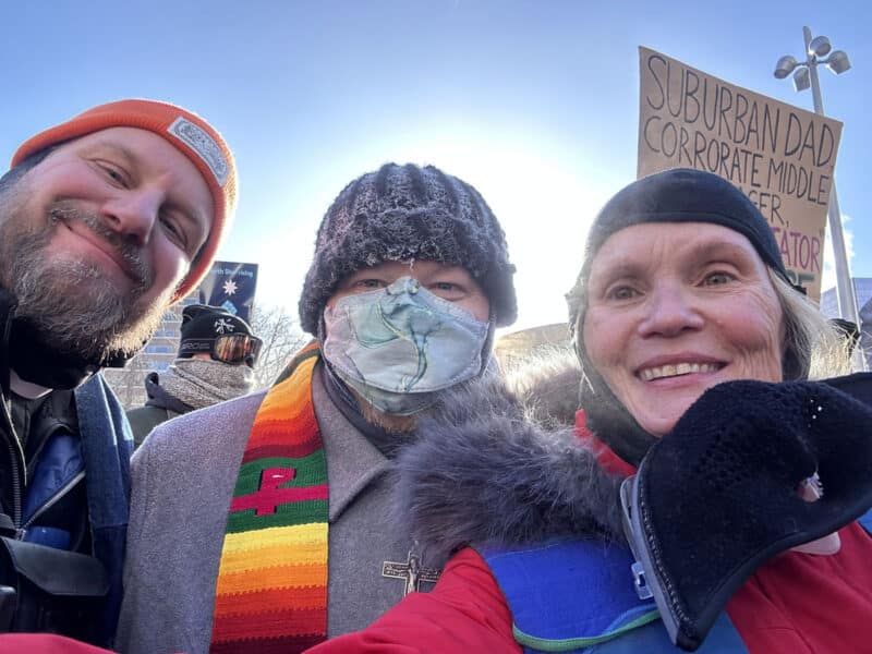 Th Rev. Diana Wilcox with Minneapolis clergy