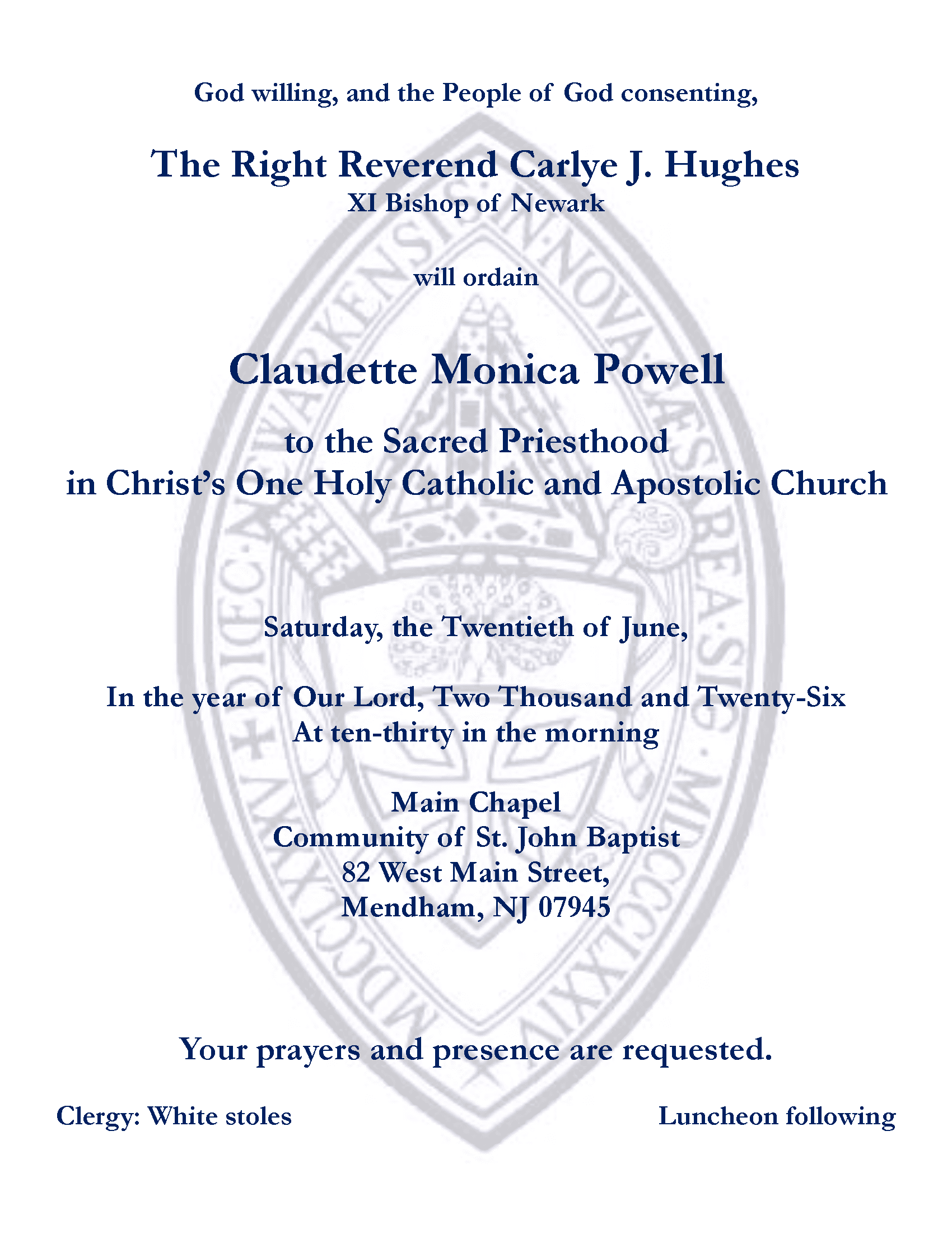 2026.06.20 - Powell one page announcement Priesthood